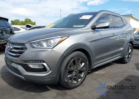 2017 Hyundai Santa Fe Sport 2.0T Ultimate из США, поврежденный, VIN 5XYZW4LA4HG502453